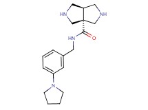 cis-N-(3-pyrrolidin-1-ylbenzyl)hexahydropyrrolo[3,4-c]pyrrole-3a(1H)-carboxamide
