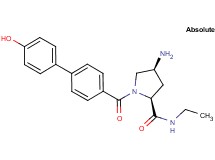 (4S)-4-amino-N-ethyl-1-[(4'-hydroxybiphenyl-4-yl)carbonyl]-L-prolinamide