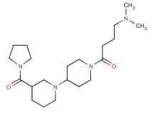 N,N-dimethyl-4-oxo-4-[3-(pyrrolidin-1-ylcarbonyl)-1,4'-bipiperidin-1'-yl]butan-1-amine