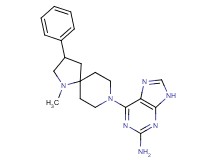 6-(1-methyl-3-phenyl-1,8-diazaspiro[4.5]dec-8-yl)-9H-purin-2-amine