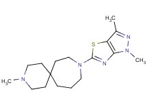 9-(1,3-dimethyl-1H-pyrazolo[3,4-d][1,3]thiazol-5-yl)-3-methyl-3,9-diazaspiro[5.6]dodecane