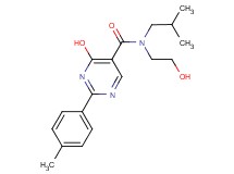 4-hydroxy-N-(2-hydroxyethyl)-N-isobutyl-2-(4-methylphenyl)pyrimidine-5-carboxamide