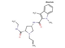 N-{(3S,5S)-1-allyl-5-[(ethylamino)carbonyl]pyrrolidin-3-yl}-1,3-dimethyl-1H-indole-2-carboxamide