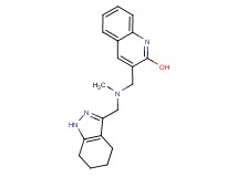 3-{[methyl(4,5,6,7-tetrahydro-1H-indazol-3-ylmethyl)amino]methyl}-2-quinolinol