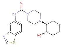 N-1,3-benzothiazol-5-yl-4-[(1S*,2S*)-2-hydroxycyclohexyl]piperazine-1-carboxamide