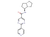 N-[(1S*,3aS*,6aS*)-octahydropentalen-1-yl]-2-pyridin-4-ylpyrimidine-5-carboxamide