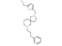 (5-{[7-(3-phenylpropyl)-2,7-diazaspiro[4.5]dec-2-yl]methyl}-2-furyl)methanol