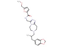 N-({7-[3-(1,3-benzodioxol-5-yl)-2-methylpropyl]-6,7,8,9-tetrahydro-5H-[1,2,4]triazolo[4,3-d][1,4]diazepin-3-yl}methyl)-5-(methoxymethyl)-2-furamide