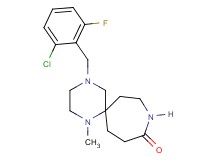 4-(2-chloro-6-fluorobenzyl)-1-methyl-1,4,9-triazaspiro[5.6]dodecan-10-one