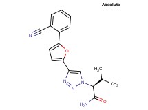 (2S)-2-{4-[5-(2-cyanophenyl)-2-furyl]-1H-1,2,3-triazol-1-yl}-3-methylbutanamide