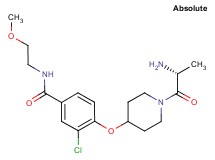 4-[(1-D-alanyl-4-piperidinyl)oxy]-3-chloro-N-(2-methoxyethyl)benzamide hydrochloride