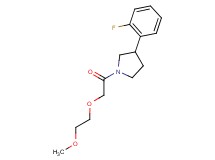 3-(2-fluorophenyl)-1-[(2-methoxyethoxy)acetyl]pyrrolidine