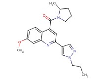 7-methoxy-4-[(2-methylpyrrolidin-1-yl)carbonyl]-2-(1-propyl-1H-pyrazol-4-yl)quinoline
