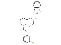 (1H-benzimidazol-2-ylmethyl)ethyl({1-[2-(3-fluorophenyl)ethyl]-3-piperidinyl}methyl)amine