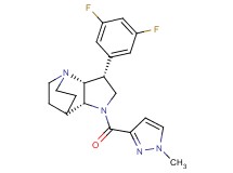 (3R*,3aR*,7aR*)-3-(3,5-difluorophenyl)-1-[(1-methyl-1H-pyrazol-3-yl)carbonyl]octahydro-4,7-ethanopyrrolo[3,2-b]pyridine