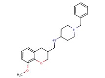 1-benzyl-N-[(8-methoxy-3,4-dihydro-2H-chromen-3-yl)methyl]piperidin-4-amine