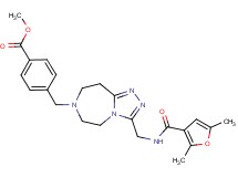 methyl 4-[(3-{[(2,5-dimethyl-3-furoyl)amino]methyl}-5,6,8,9-tetrahydro-7H-[1,2,4]triazolo[4,3-d][1,4]diazepin-7-yl)methyl]benzoate