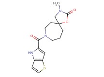 3-methyl-8-(4H-thieno[3,2-b]pyrrol-5-ylcarbonyl)-1-oxa-3,8-diazaspiro[4.6]undecan-2-one