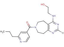 2-{[7-(2-propylisonicotinoyl)-6,7,8,9-tetrahydro-5H-pyrimido[4,5-d]azepin-4-yl]amino}ethanol