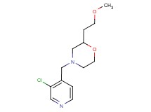 4-[(3-chloropyridin-4-yl)methyl]-2-(2-methoxyethyl)morpholine