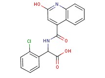 (2-chlorophenyl){[(2-hydroxy-4-quinolinyl)carbonyl]amino}acetic acid