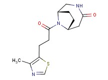 (1S*,6R*)-9-[3-(4-methyl-1,3-thiazol-5-yl)propanoyl]-3,9-diazabicyclo[4.2.1]nonan-4-one