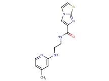 N-{2-[(4-methylpyridin-2-yl)amino]ethyl}imidazo[2,1-b][1,3]thiazole-6-carboxamide