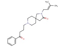2-(3-methyl-2-buten-1-yl)-8-(4-oxo-4-phenylbutyl)-2,8-diazaspiro[4.5]decan-3-one