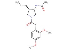 N-{(3S*,4R*)-1-[(2,4-dimethoxyphenyl)acetyl]-4-propyl-3-pyrrolidinyl}acetamide