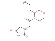 1-[2-oxo-2-(3-propylmorpholin-4-yl)ethyl]imidazolidine-2,4-dione