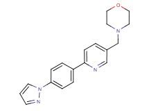 4-({6-[4-(1H-pyrazol-1-yl)phenyl]pyridin-3-yl}methyl)morpholine