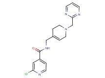 2-chloro-N-{[1-(pyrimidin-2-ylmethyl)-1,2,3,6-tetrahydropyridin-4-yl]methyl}isonicotinamide