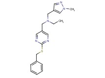 N-{[2-(benzylthio)pyrimidin-5-yl]methyl}-N-[(1-methyl-1H-pyrazol-4-yl)methyl]ethanamine