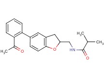 N-{[5-(2-acetylphenyl)-2,3-dihydro-1-benzofuran-2-yl]methyl}-2-methylpropanamide