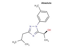 (1S)-1-[3-isobutyl-1-(3-methylphenyl)-1H-1,2,4-triazol-5-yl]ethanol