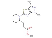 methyl 3-[1-(1,3-dimethyl-1H-pyrazolo[3,4-d][1,3]thiazol-5-yl)piperidin-2-yl]propanoate
