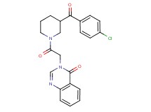3-{2-[3-(4-chlorobenzoyl)-1-piperidinyl]-2-oxoethyl}-4(3H)-quinazolinone