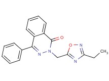 2-[(3-ethyl-1,2,4-oxadiazol-5-yl)methyl]-4-phenyl-1(2H)-phthalazinone