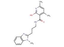 2-hydroxy-4,6-dimethyl-N-[3-(1-methyl-1H-benzimidazol-2-yl)propyl]nicotinamide