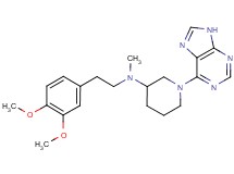 N-[2-(3,4-dimethoxyphenyl)ethyl]-N-methyl-1-(9H-purin-6-yl)-3-piperidinamine