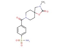 4-[(3-methyl-2-oxo-1-oxa-3,8-diazaspiro[4.5]dec-8-yl)carbonyl]benzenesulfonamide