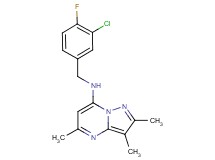 N-(3-chloro-4-fluorobenzyl)-2,3,5-trimethylpyrazolo[1,5-a]pyrimidin-7-amine