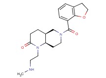 rel-(4aS,8aR)-6-(2,3-dihydro-1-benzofuran-7-ylcarbonyl)-1-[2-(methylamino)ethyl]octahydro-1,6-naphthyridin-2(1H)-one hydrochloride
