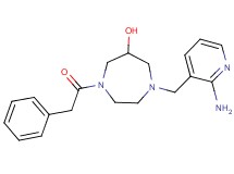 1-[(2-aminopyridin-3-yl)methyl]-4-(phenylacetyl)-1,4-diazepan-6-ol