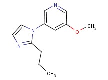 3-methoxy-5-(2-propyl-1H-imidazol-1-yl)pyridine
