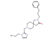 2-(3-phenylpropyl)-8-[(1-propyl-1H-imidazol-2-yl)methyl]-2,8-diazaspiro[4.5]decan-3-one