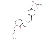2-[(2,2-dimethyl-2,3-dihydro-1-benzofuran-5-yl)methyl]-7-(2-methoxyethyl)-2,7-diazaspiro[4.5]decan-6-one