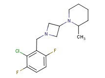 1-[1-(2-chloro-3,6-difluorobenzyl)-3-azetidinyl]-2-methylpiperidine