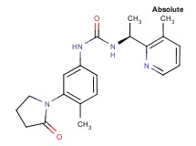 N-[4-methyl-3-(2-oxopyrrolidin-1-yl)phenyl]-N'-[(1S)-1-(3-methylpyridin-2-yl)ethyl]urea
