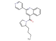 4-[(2-butyl-2,5-dihydro-1H-pyrrol-1-yl)carbonyl]-2-(4-pyridinyl)quinoline